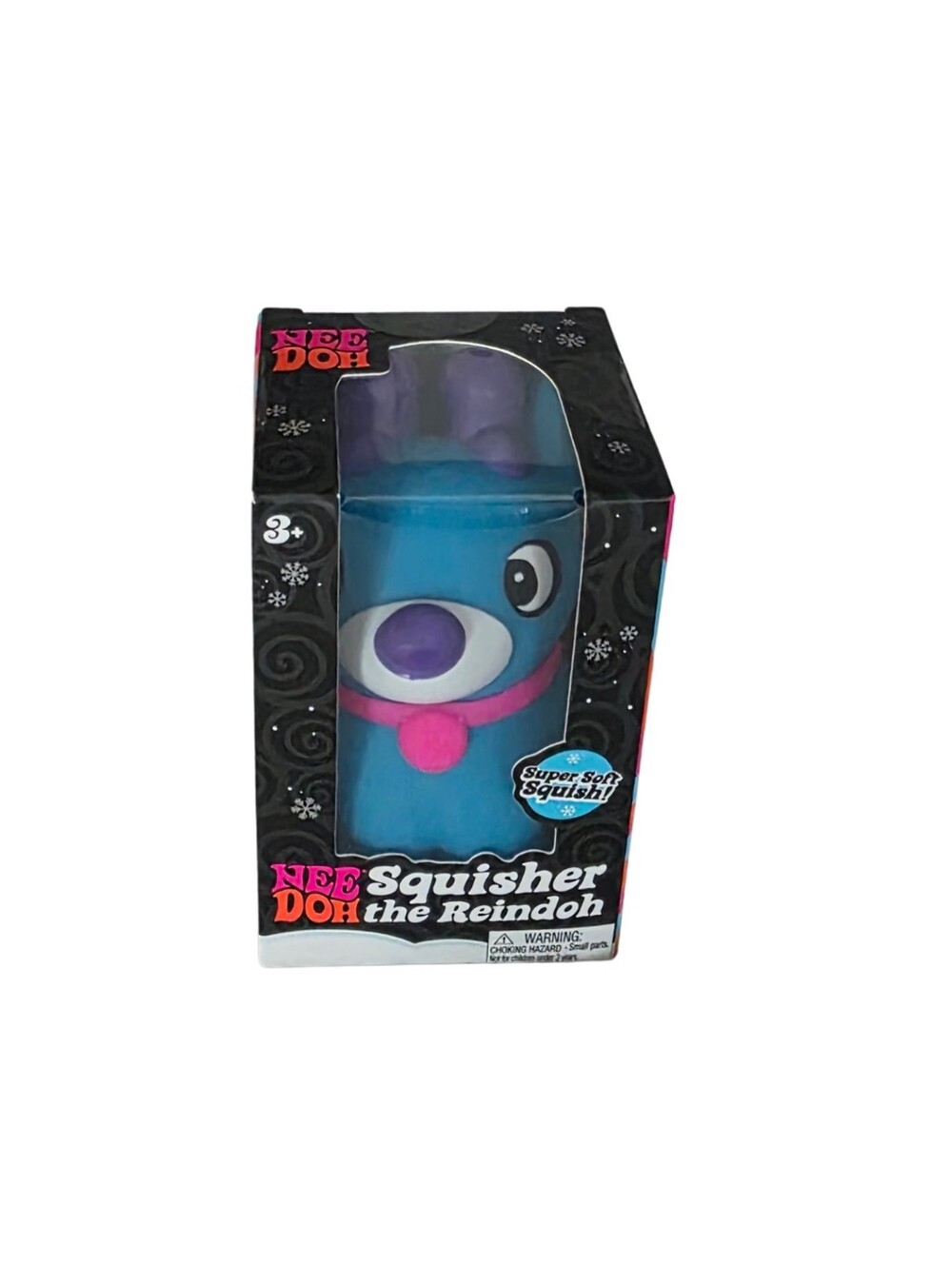 NeeDoh Squisher the Reindoh Blue & Pink NWT Squishy Toy